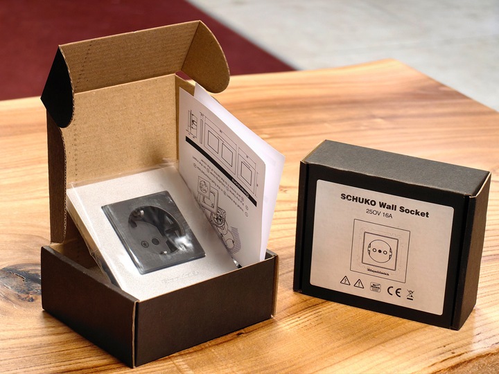 GigaWatt G-044 Schuko Wall Socket GigaWatt G-044 Schuko Wall Socket